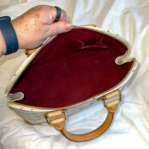 Authentic Louis Vuitton Multicolore Murakami Satchel - Alma - VINTAGE BEAUTY! - Picture 9 of 11